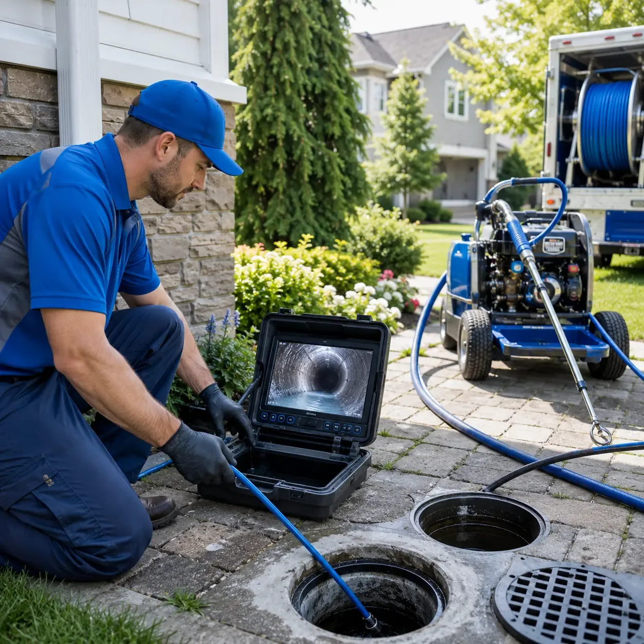 Outdoor drain cleaning professionals serving Pineville, KY
